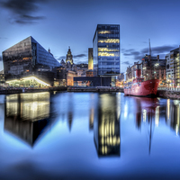 Buy canvas prints of Canning Dock Liverpool - HDR by Paul Madden