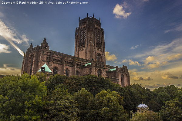 Liverpool Anglican Cathedral Picture Board by Paul Madden