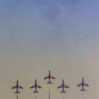 Buy canvas prints of The Red Arrows by Paul Madden
