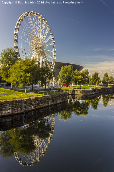 Liverpool Big Wheel Picture Board by Paul Madden