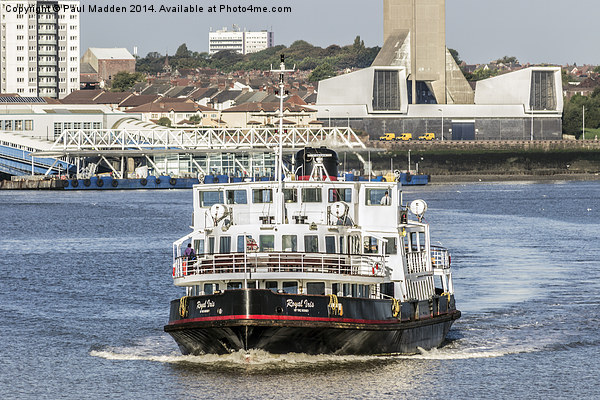 The Royal Iris Mersey Ferry Picture Board by Paul Madden
