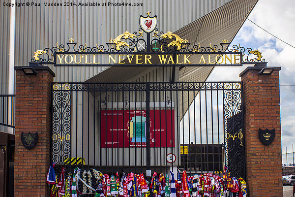 The Shankly Gates Picture Board by Paul Madden