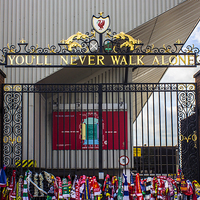 Buy canvas prints of The Shankly Gates by Paul Madden