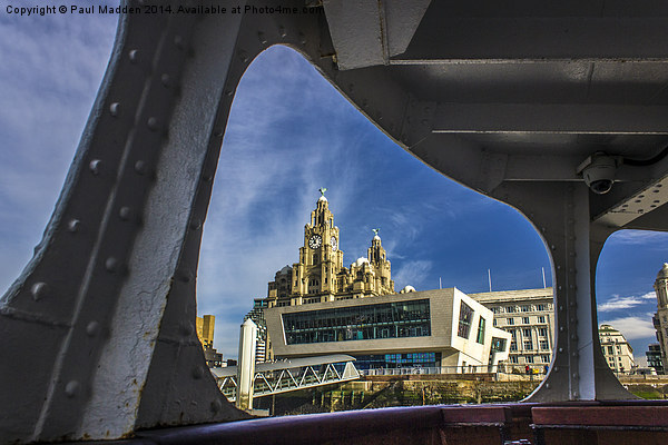 Liver building from the Mersey Ferry Picture Board by Paul Madden