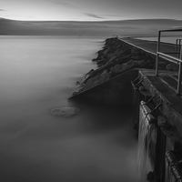 Buy canvas prints of West Kirby long exposure by Paul Madden