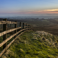 Buy canvas prints of Rivington Pike at dusk by Paul Madden