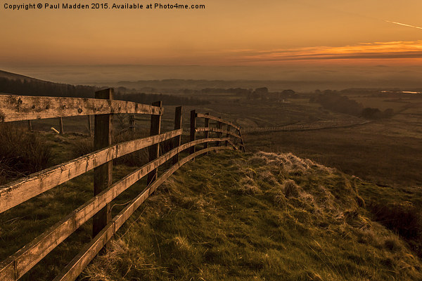 Rivington Pike at sunset Picture Board by Paul Madden