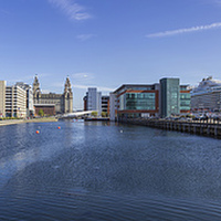 Buy canvas prints of Royal Princess from the Princes Dock by Paul Madden
