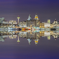 Buy canvas prints of Mirror on the Mersey by Paul Madden