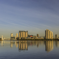 Buy canvas prints of Media City Panorama by Paul Madden
