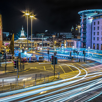 Buy canvas prints of Lit-Up Liverpool by Paul Madden