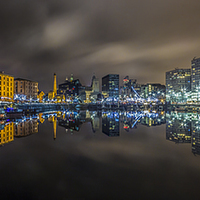Buy canvas prints of Salthouse dock still waters by Paul Madden