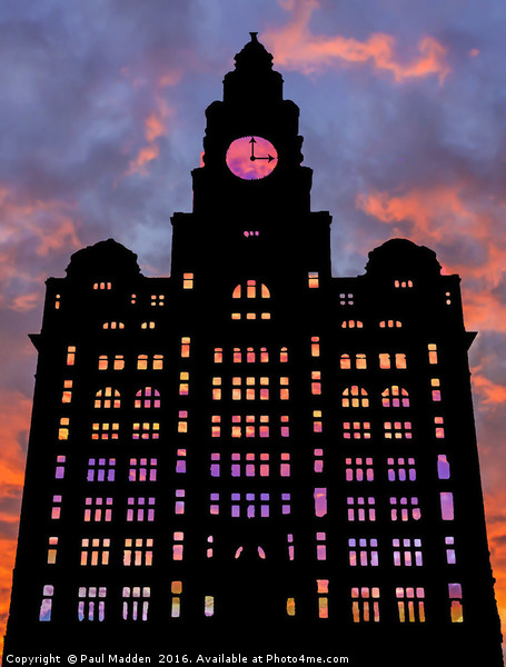Royal Liver Building Picture Board by Paul Madden
