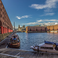 Buy canvas prints of Albert Dock in the sun by Paul Madden