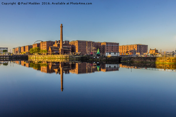 Albert Dock at sunrise Picture Board by Paul Madden
