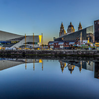 Buy canvas prints of Canning Dock panorama by Paul Madden