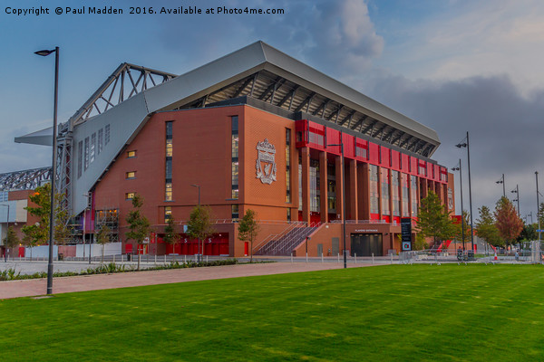 Anfield - The New Main Stand Picture Board by Paul Madden