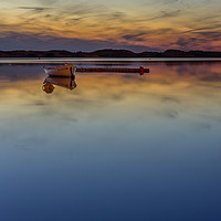 Buy canvas prints of Late Night on the Lake by Paul Madden