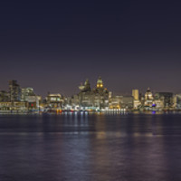 Buy canvas prints of Liverpool Waterfront Panorama 2016 by Paul Madden