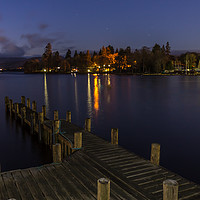 Buy canvas prints of Windermere at night by Paul Madden