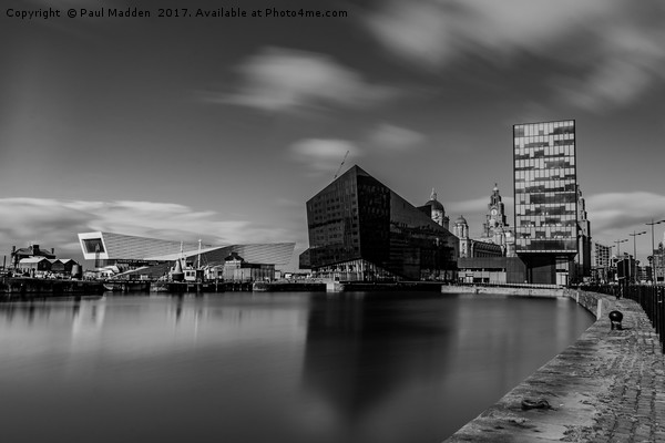 Canning Dock Liverpool Picture Board by Paul Madden