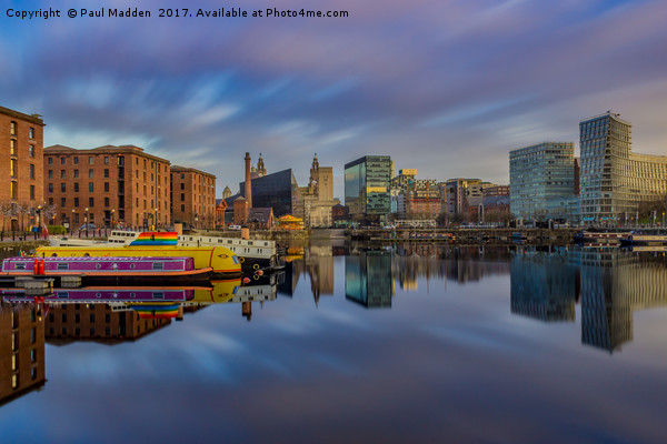 Salthouse Dock Long Exposure Picture Board by Paul Madden