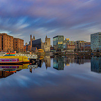 Buy canvas prints of Salthouse Dock Long Exposure by Paul Madden