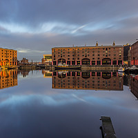 Buy canvas prints of The Albert Dock in the morning by Paul Madden
