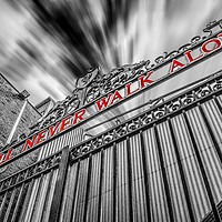 Buy canvas prints of The Shankly Gates - Anfield by Paul Madden
