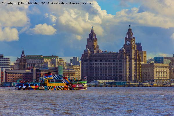 The Mersey Ferry Picture Board by Paul Madden