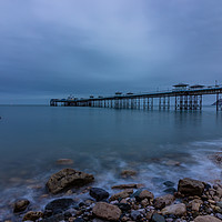 Buy canvas prints of Llandudno Pier From The Bay by Paul Madden