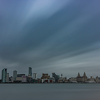 Buy canvas prints of Liverpool Waterfront Long Exposure by Paul Madden