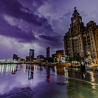 Buy canvas prints of Stormy Liverpool by Paul Madden