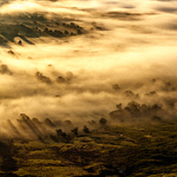 Buy canvas prints of Castleton Cloud Inversion by Paul Madden