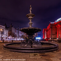 Buy canvas prints of Steble fountain liverpool by Paul Madden
