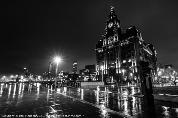 The Royal Liver Building Picture Board by Paul Madden