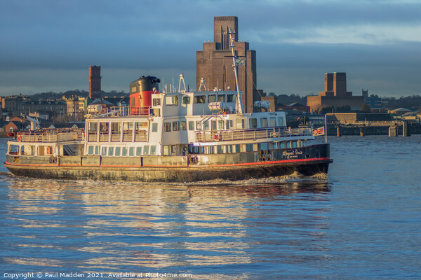 Royal Iris Mersey Ferry Picture Board by Paul Madden