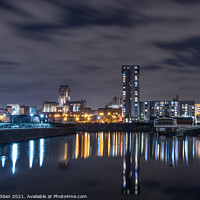 Buy canvas prints of Queens Dock Liverpool by Paul Madden