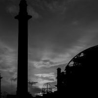 Buy canvas prints of George Square Silhouette by Daniel Gilroy