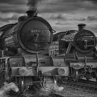 Buy canvas prints of  Steam Nostalgia. by RSRD Images 