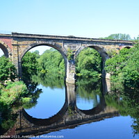 Buy canvas prints of Yarm Viaduct by Malcolm Snook