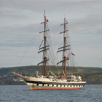 Buy canvas prints of Tall Ship Stavros S Niarchos by Malcolm Snook