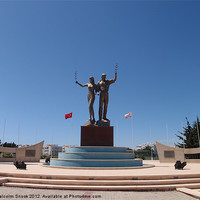 Buy canvas prints of Peace monument Northern Cyprus by Malcolm Snook