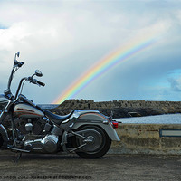 Buy canvas prints of End of the rainbow by Malcolm Snook
