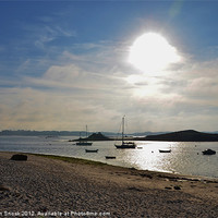 Buy canvas prints of Anchorage in The Isles Of Scilly by Malcolm Snook