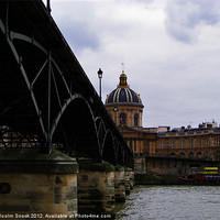 Buy canvas prints of Bridge over the River Seine by Malcolm Snook