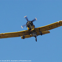 Buy canvas prints of Low flying cropsprayer by Malcolm Snook
