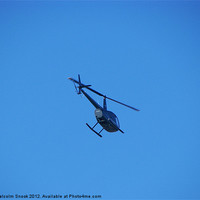 Buy canvas prints of R44 Helicopter by Malcolm Snook