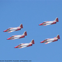 Buy canvas prints of Top Gun in the air by Malcolm Snook