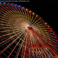 Buy canvas prints of Big wheel at the Feria by Malcolm Snook